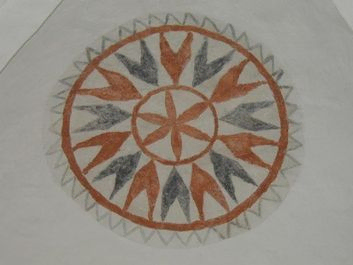 Kalkmaleri - solsymbol